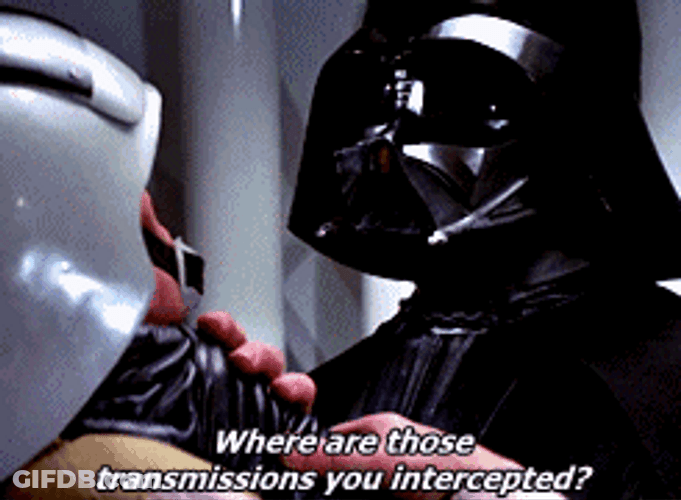 Darth Vader No Giving Threat GIF