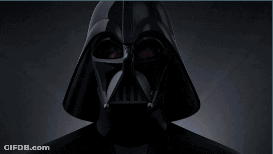 Darth Vader No Mask GIF