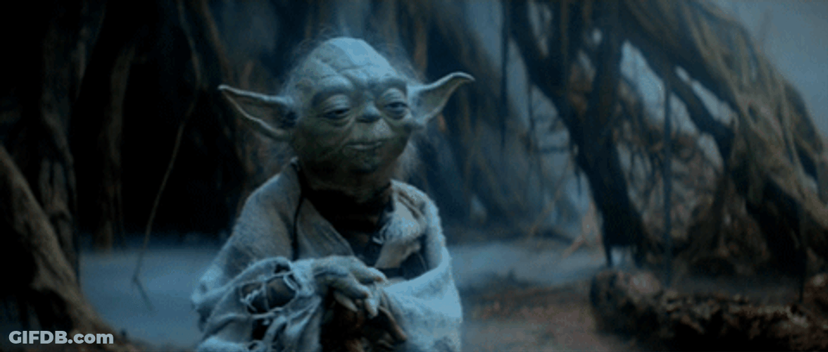 Darth Vader No Talks With Yoda GIF