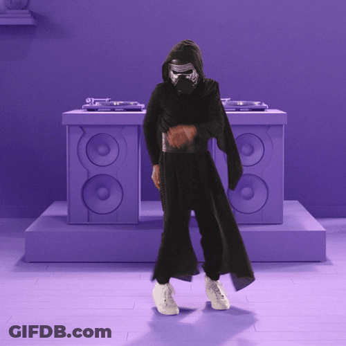Darth Vader No Wanna Be Dancing GIF