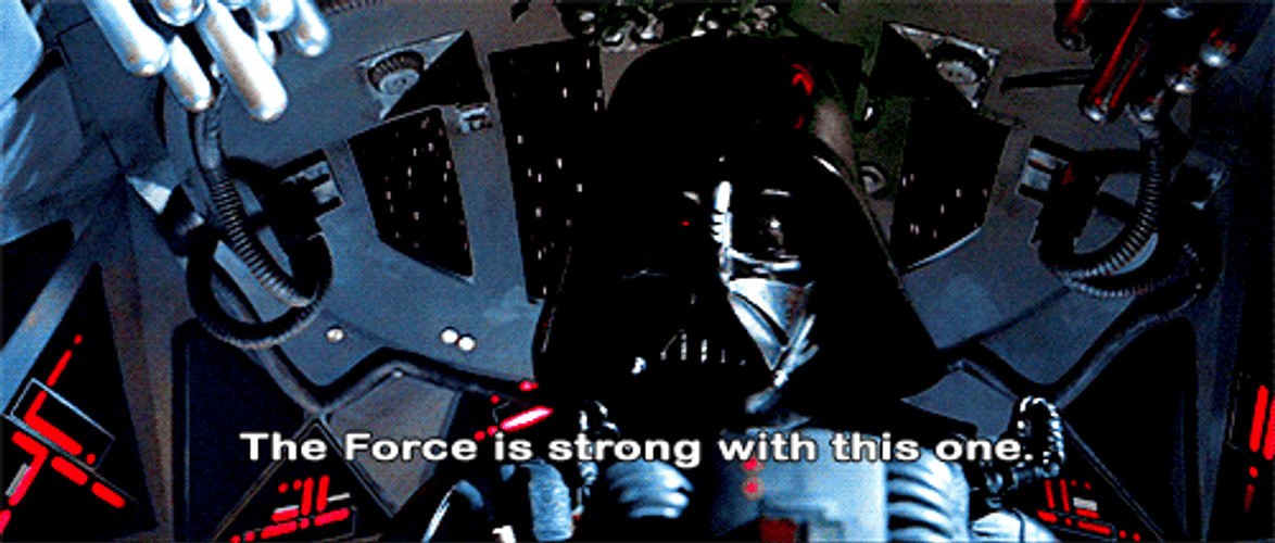 Darth Vader Noooo Force Is Strong GIF