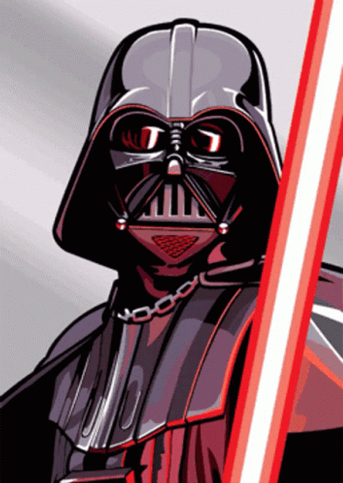 Darth Vader Red Glow GIF