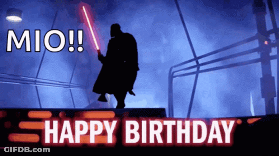 Darth Vader Star Wars Happy Birthday Dancing GIF