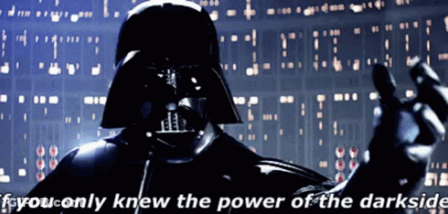 Darth Vader Thumbs Up If You Only Knew The Power Of The Darkside GIF