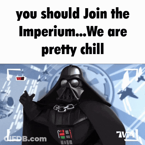 Darth Vader Thumbs Up Saying You Should Join The Imperium We Are Pretty Chill GIF