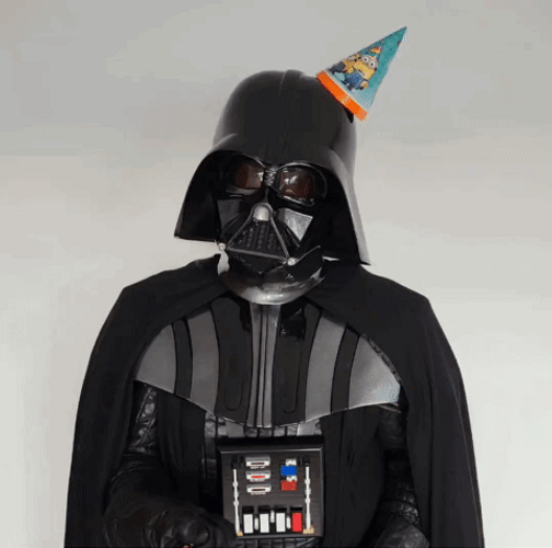 Darth Vader Thumbs Up Star Wars Happy Birthday GIF