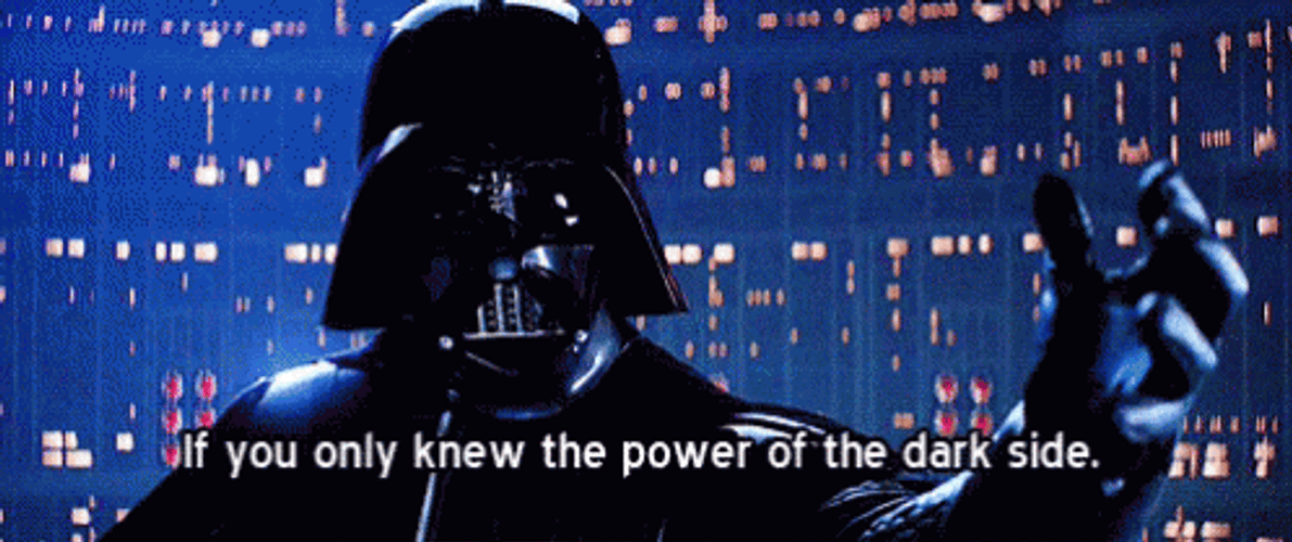 Darth Vader Welcome To The Dark Side We Have Cookies GIF