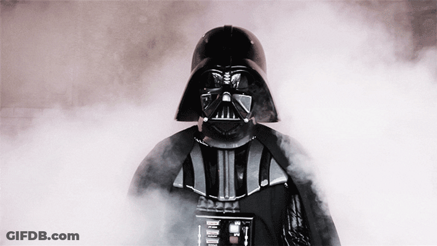 Darth Vader With Smoke GIF