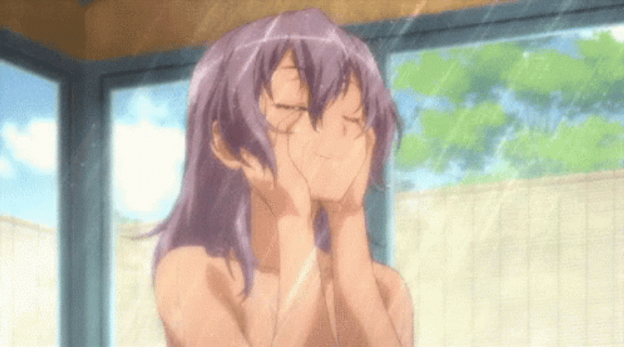 Daruku Hoshino Showering Nananas Buried Treasure Anime GIF