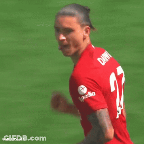 Darwin Núñez Tongue Out GIF