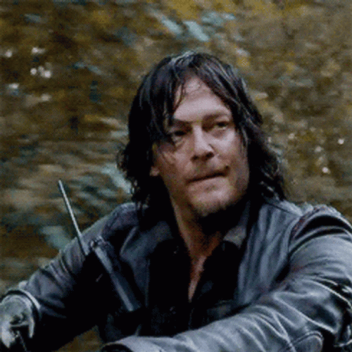 Daryl Dixon Riding Motor Bike GIF