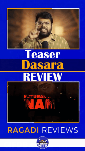 Dasara Teaser Poster Review GIF
