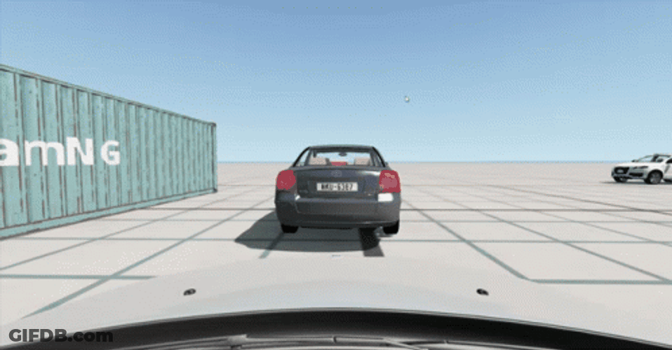 Dash Cam Car Crash Meme GIF