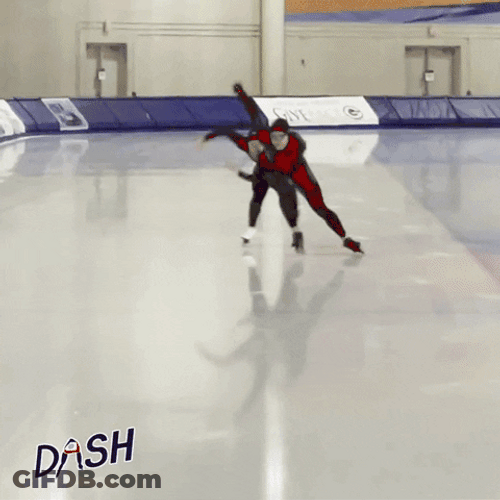 Dash Skating Coming In Hot GIF