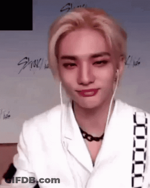 Dashing Hyunjin Shoulder Shrug GIF