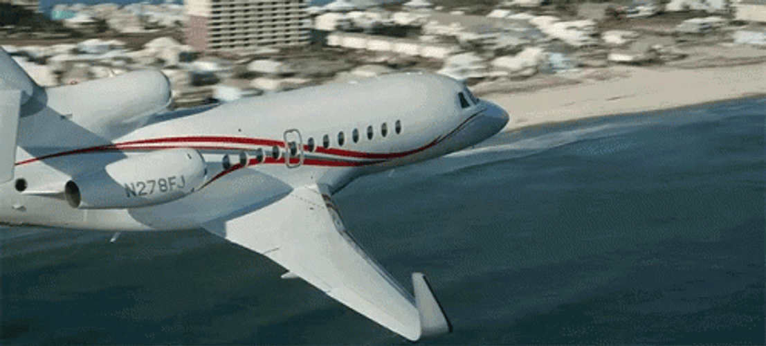 Dassault Falcon 900 Jet Plane GIF