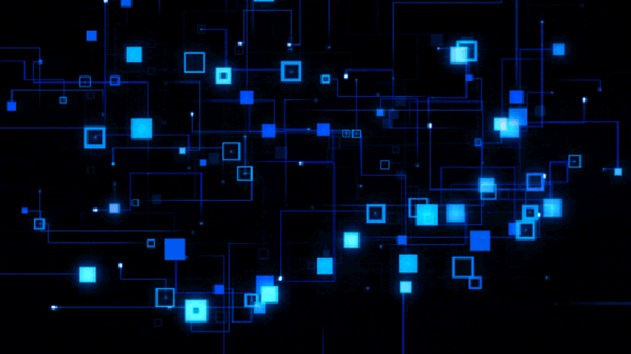 Data Circuit Background GIF