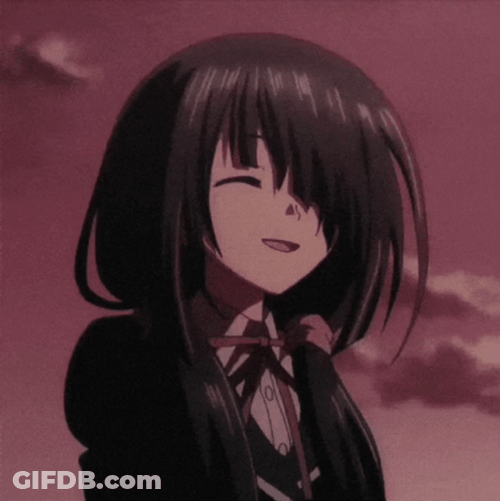 Date A Live Kurumi Happy Smiling GIF