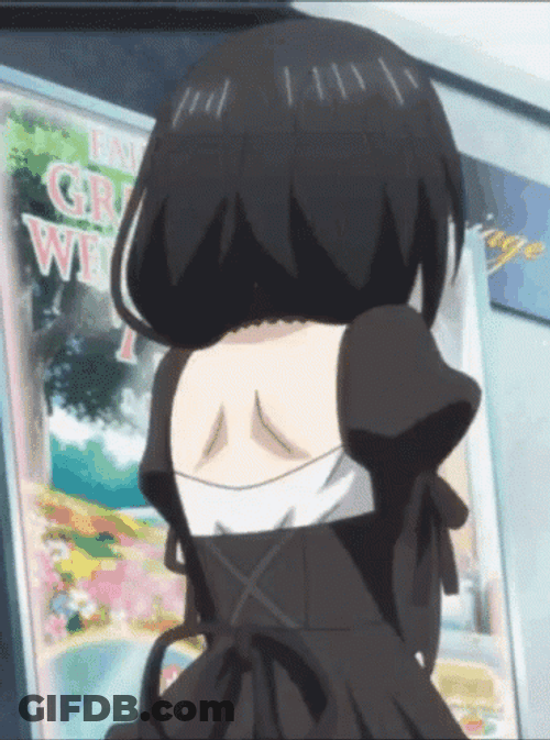 Date A Live Kurumi Thinking GIF