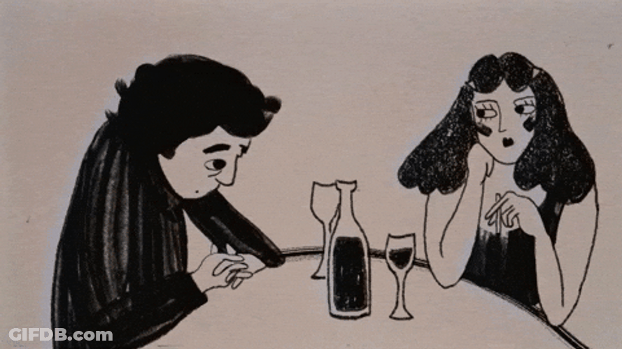 Date Couple Animation GIF