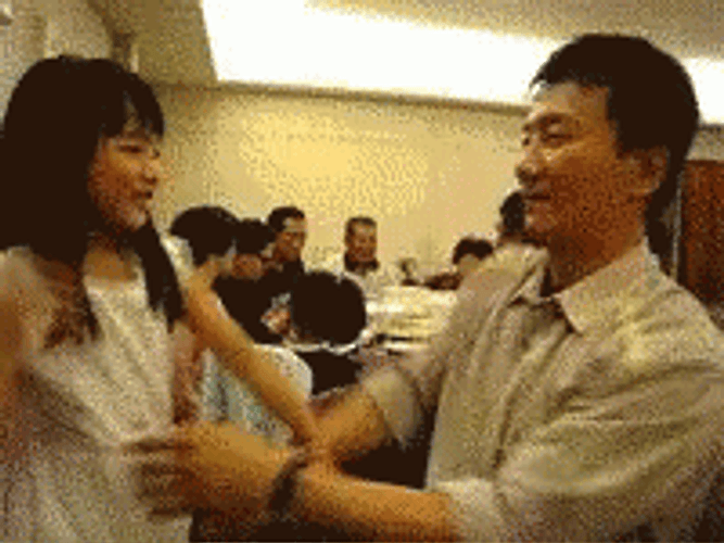 Daughter And Daddy Kung Fu GIF