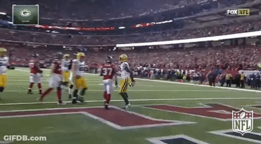 Davante Adams Ball Fail GIF