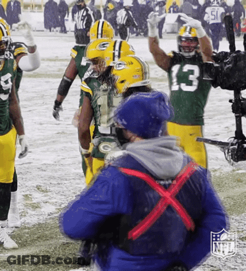 Davante Adams Being Crowned GIF