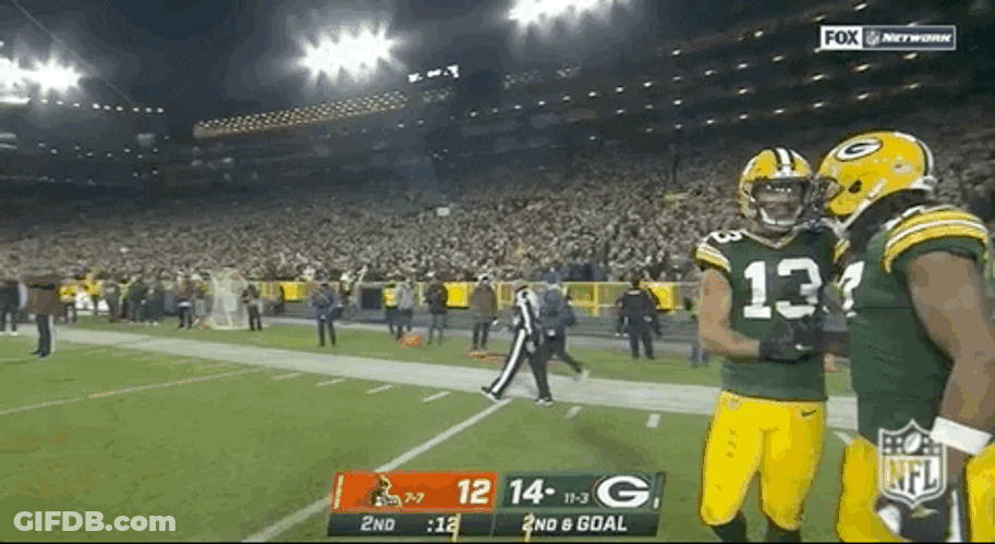 Davante Adams Group Hug GIF