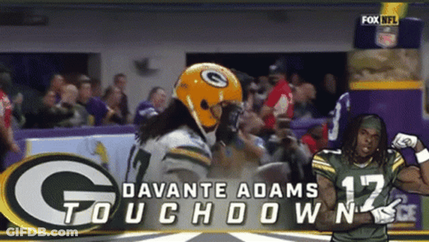 Davante Adams Packer Dance GIF