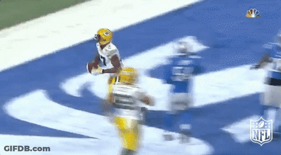 Davante Adams Slam Dunk GIF