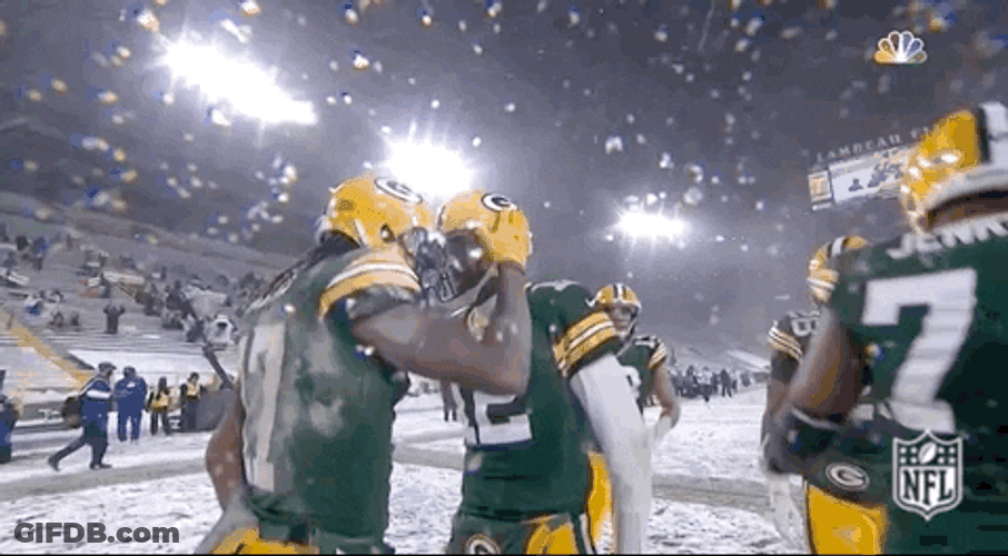 Davante Adams Team Talk GIF