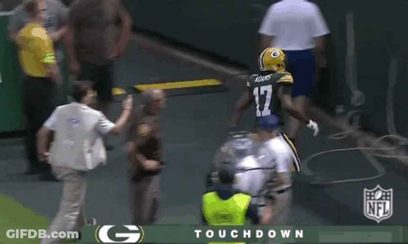 Davante Adams Touchdown Celebration GIF