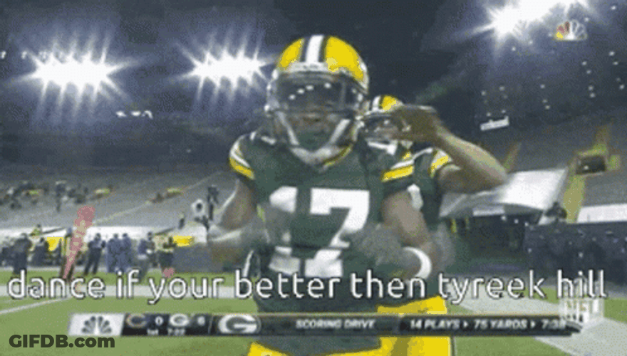 Davante Adams Tyreek Hill Dance GIF