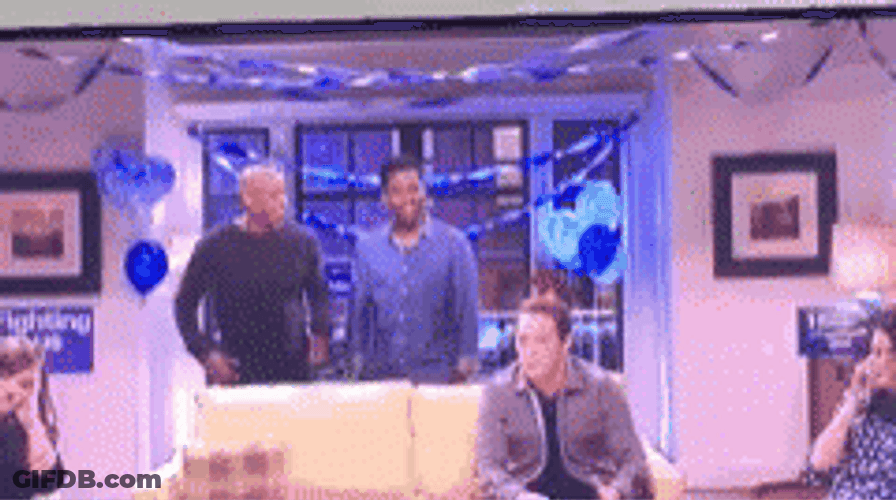 Dave Chappelle And Chris Laughing GIF