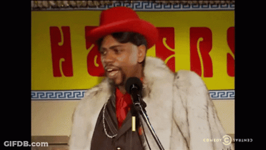 Dave Chappelle Expressing Player Haters Ball GIF