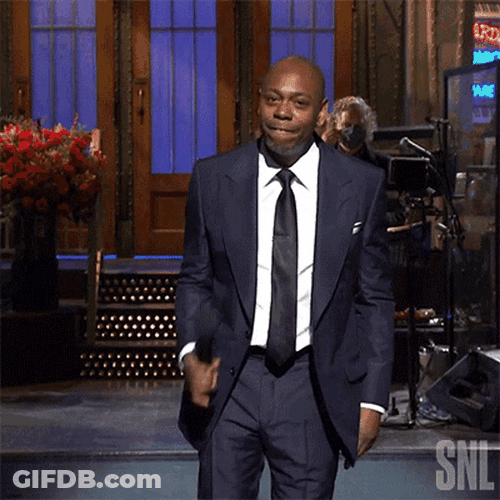 Dave Chappelle Mic Drop GIF
