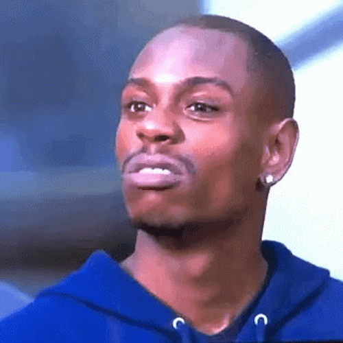 Dave Chappelle Shaking Head GIF