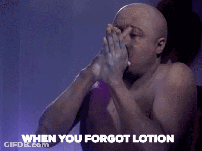 Dave Chappelle When You Forgot Lotion GIF