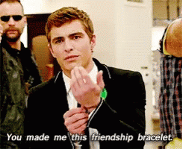 Dave Franco Friendship Bracelet GIF