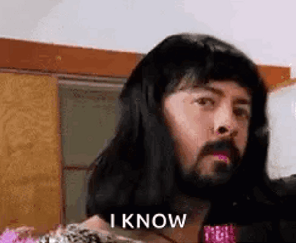 Dave Grohl Flip Hair GIF