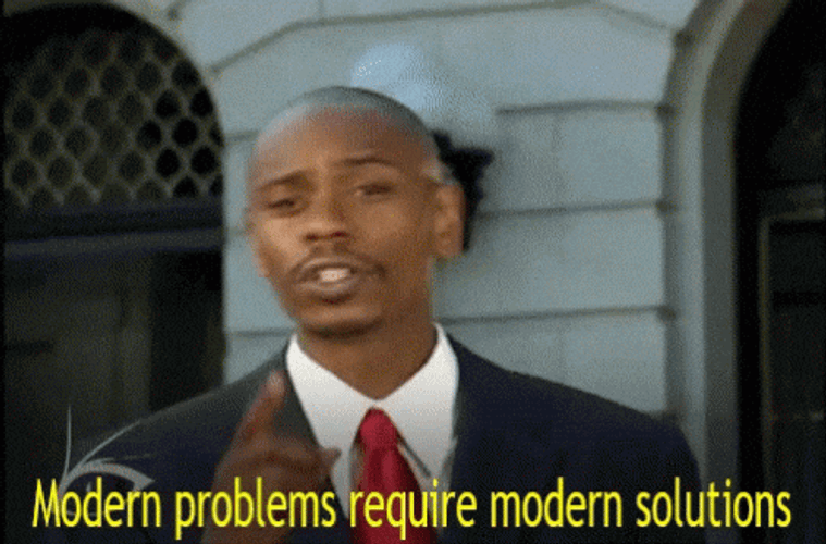 Dave's Chappelle Not Here Man Modern Solutions GIF