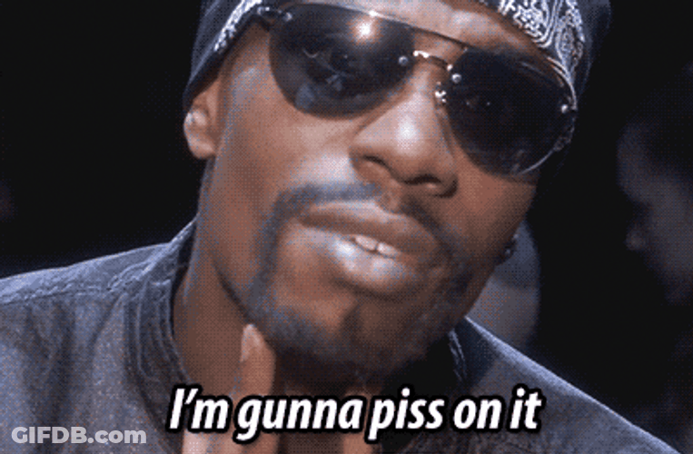 Dave's Chappelle Not Here Man Piss On It GIF