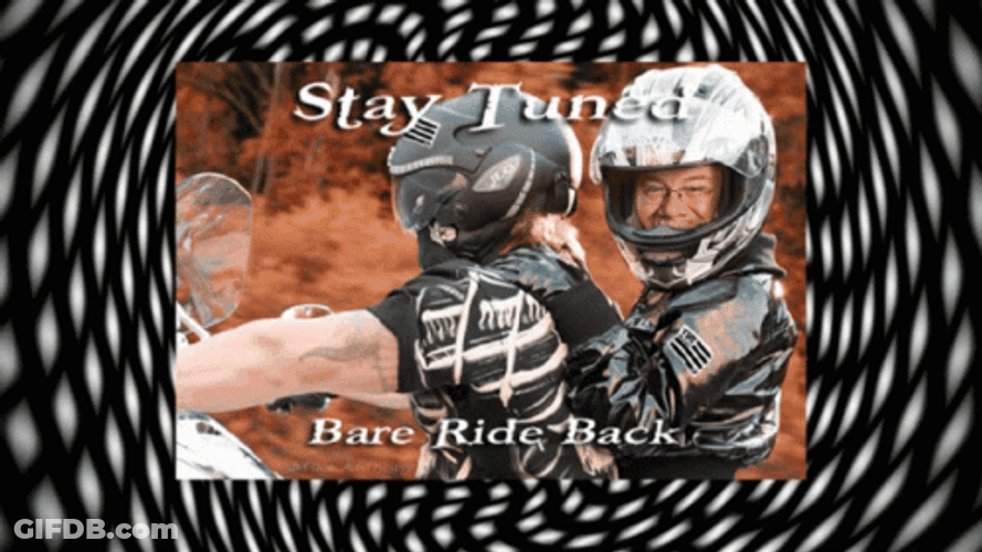 Dave's Not Here Man Couple Motorcycle Rides GIF