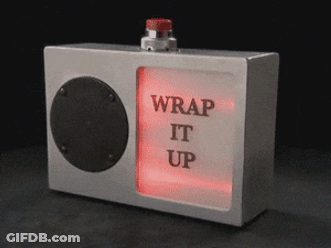 Dave's Not Here Man Wrap It Up GIF