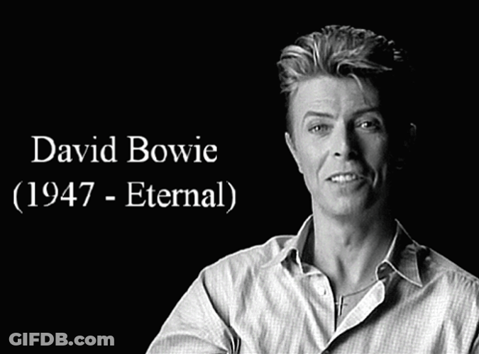 David Bowie Rest In Peace GIF