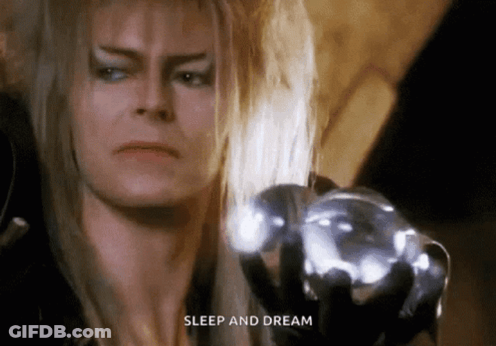 David Bowie Twirling Crystal Balls GIF