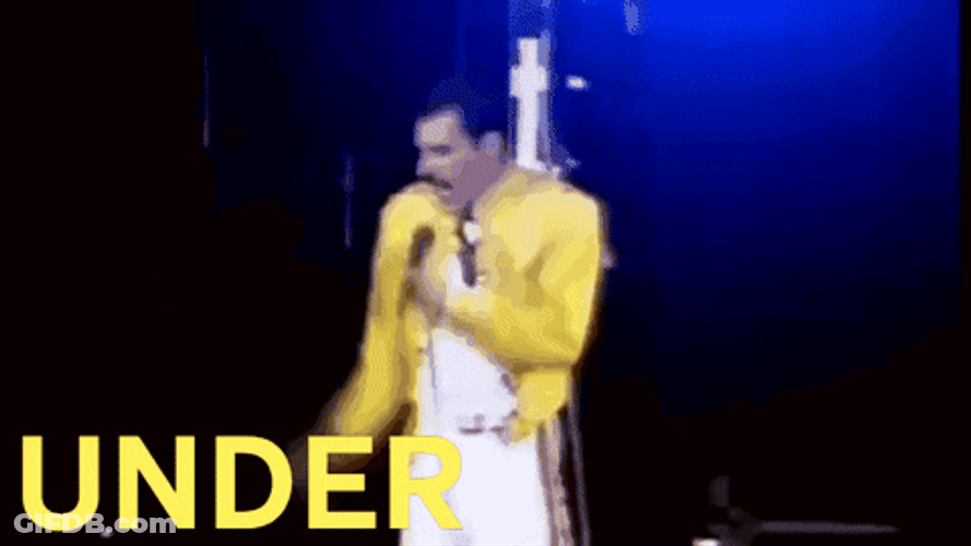 David Bowie Under Pressure GIF