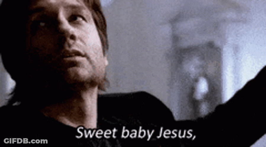 David Duchovny Sweet Baby Jesus GIF