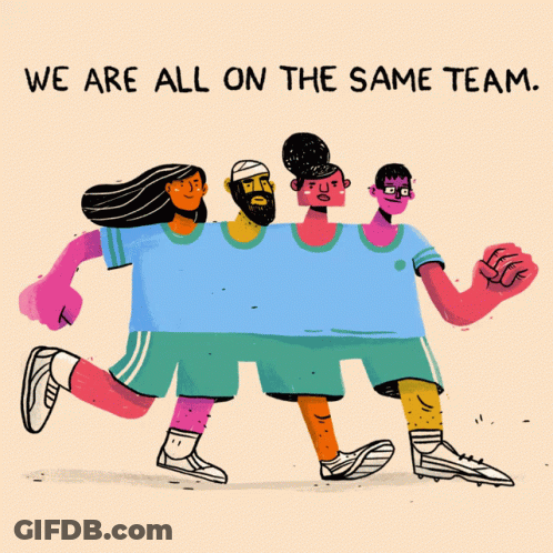 David Espinosa For Fine Acts We Are All On The Same Team GIF