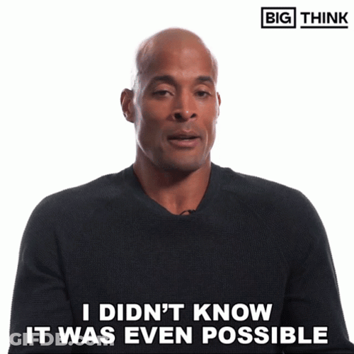 David Goggins Didn't Know It's Possible GIF